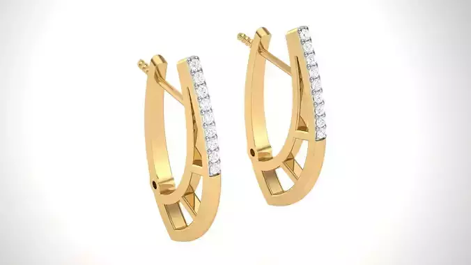 Hoops - Huggies Earrings - 19