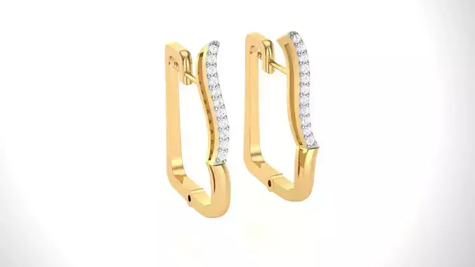 Hoops - Huggies Earrings - 17