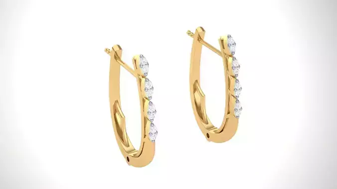 Hoops - Huggies Earrings - 16