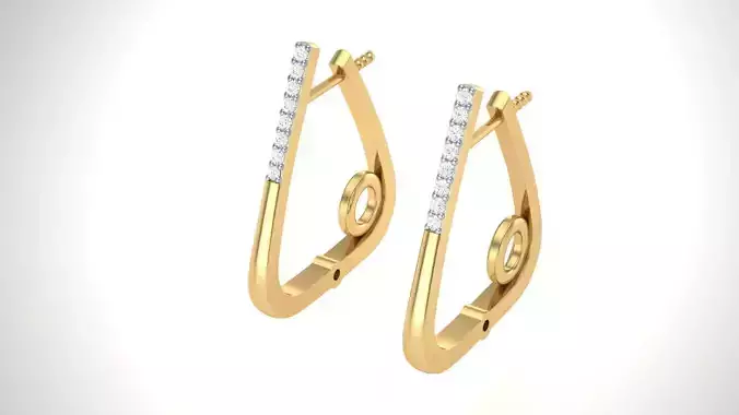 Hoops - Huggies Earrings - 14