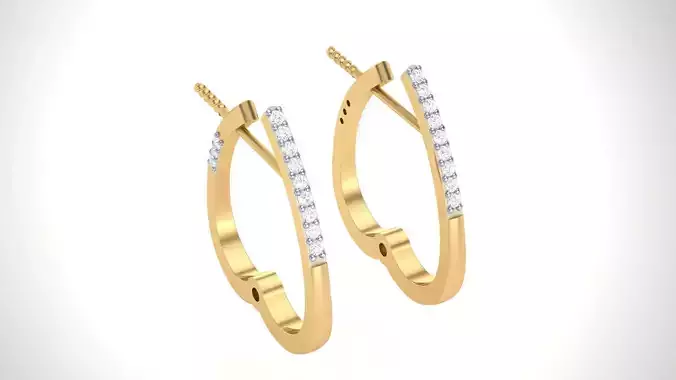 Hoops - Huggies Earrings - 11