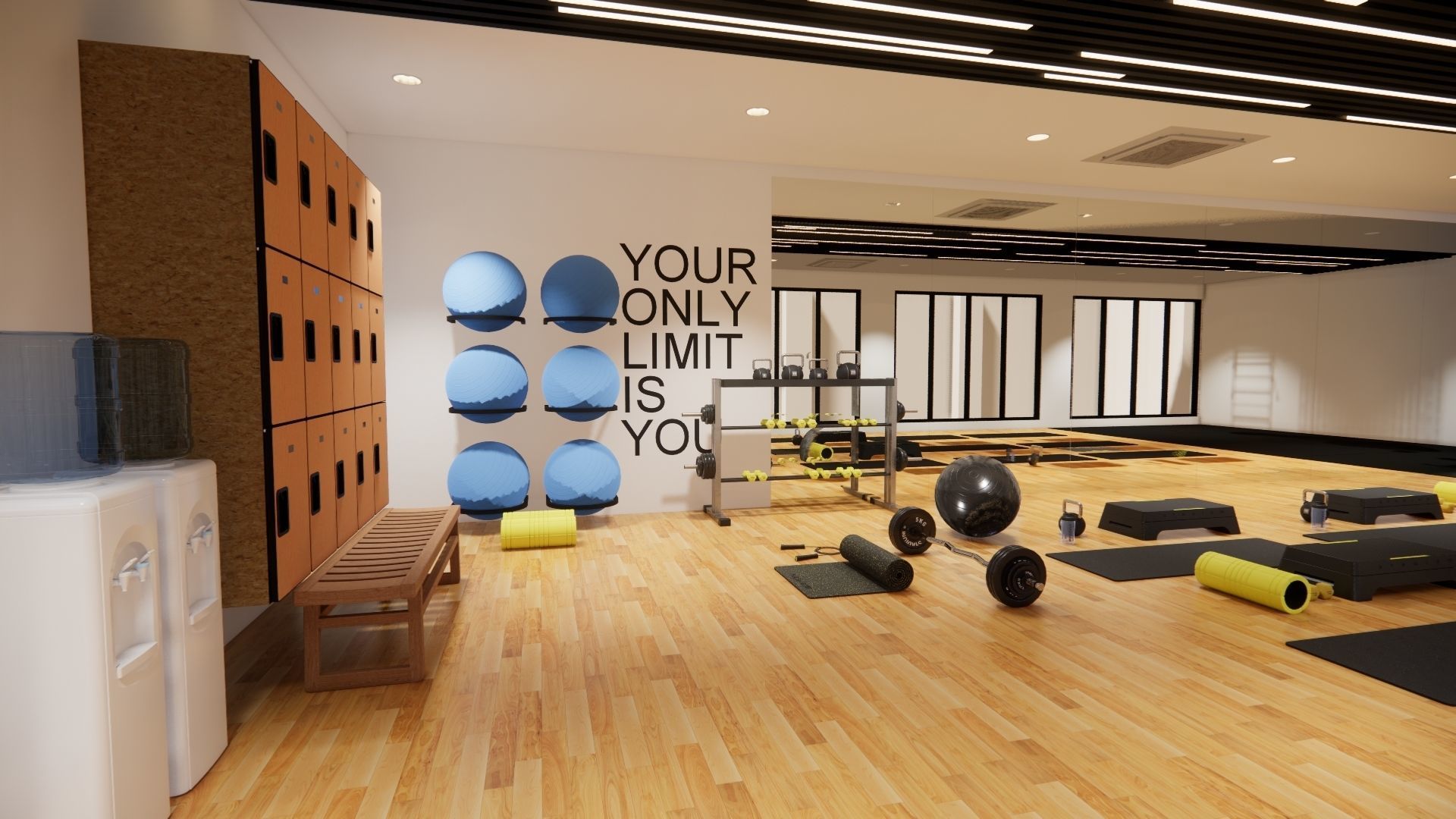 GYM DESIGN 3D model_5