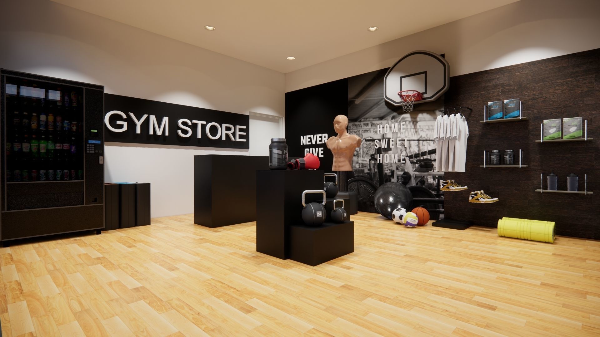 GYM DESIGN 3D model_2