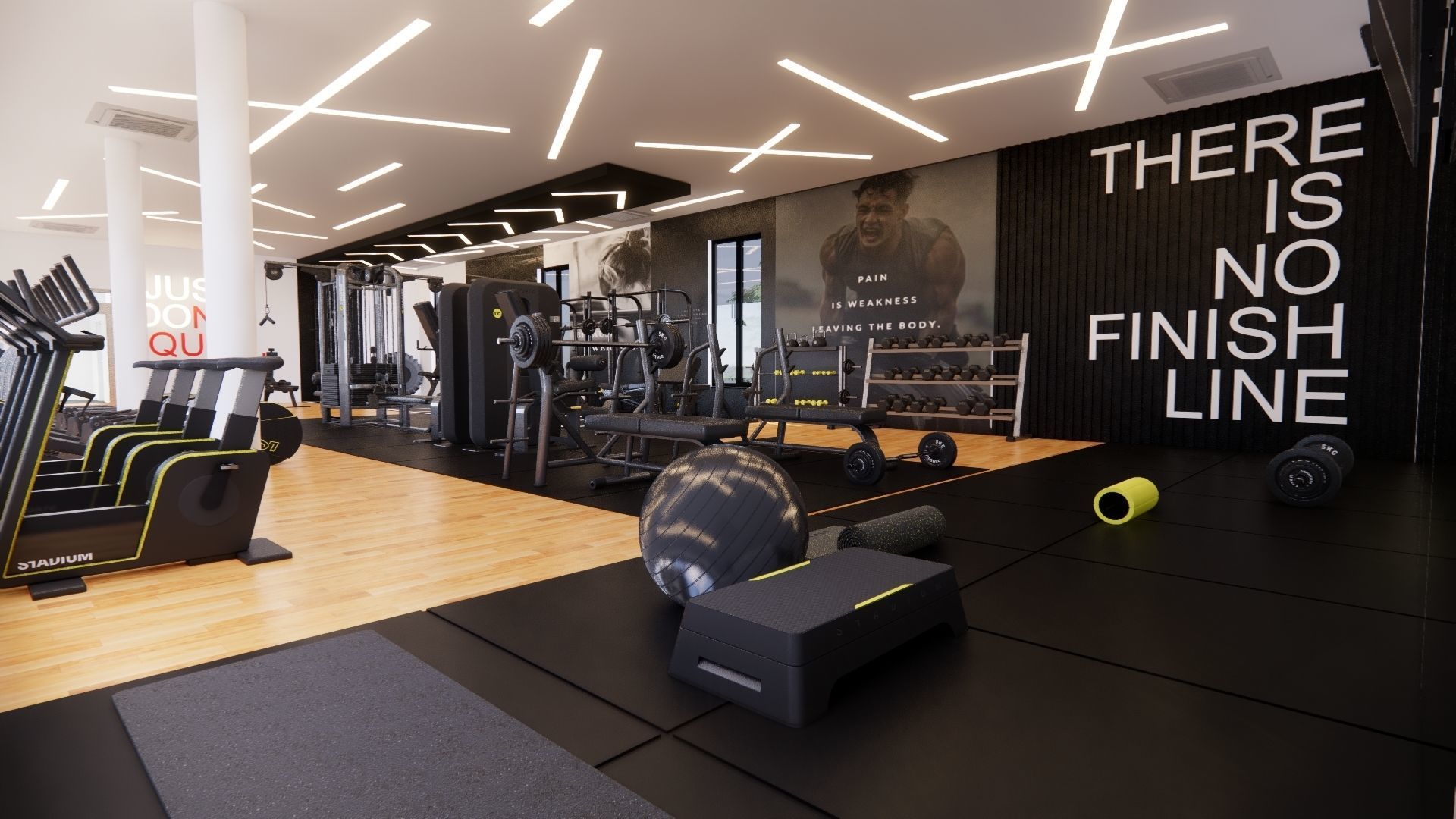 GYM DESIGN 3D model_8
