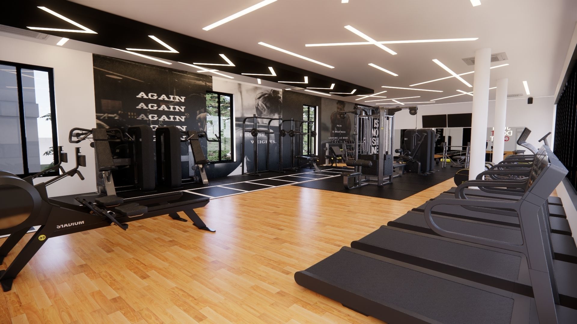 GYM DESIGN 3D model_6