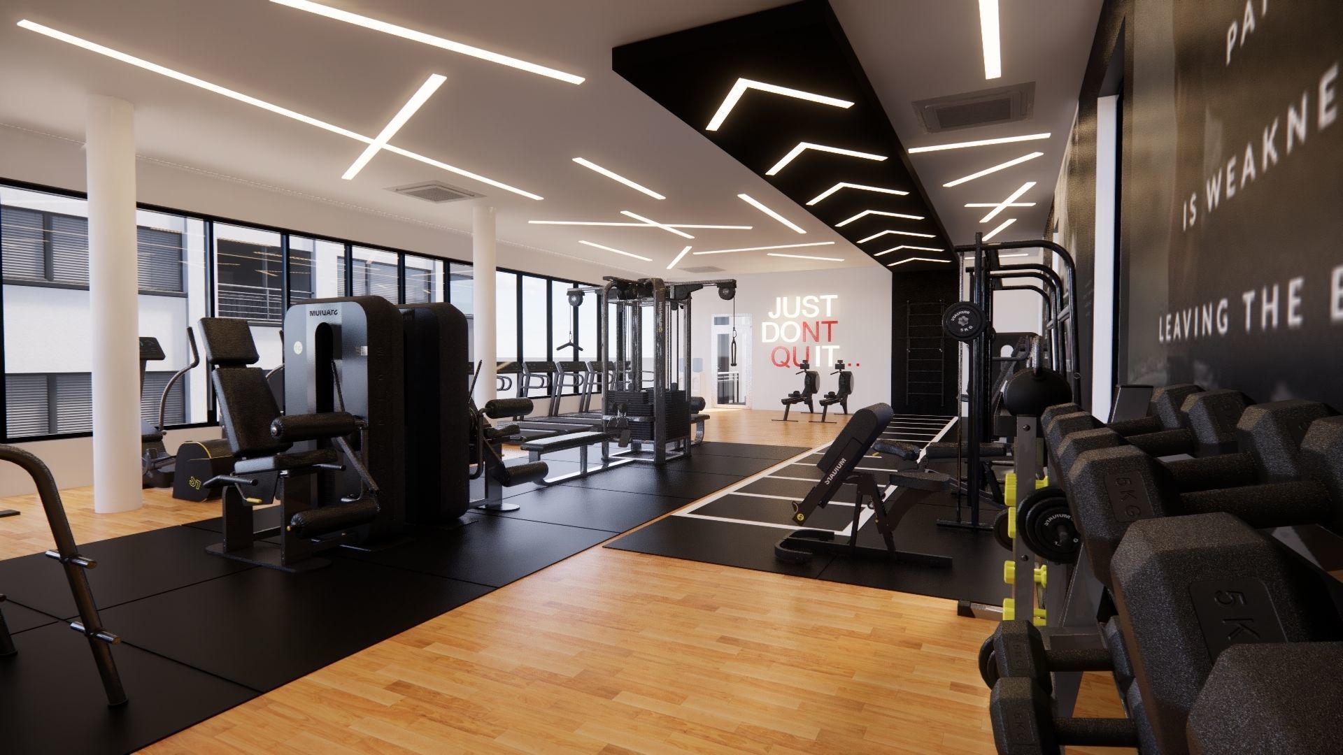 GYM DESIGN 3D model_7