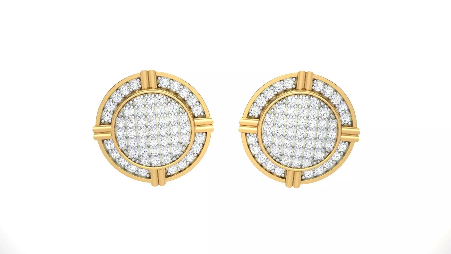 Studs Earrings - 5 3D print model_0