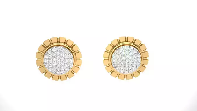 Studs Earrings - 1 3D print model