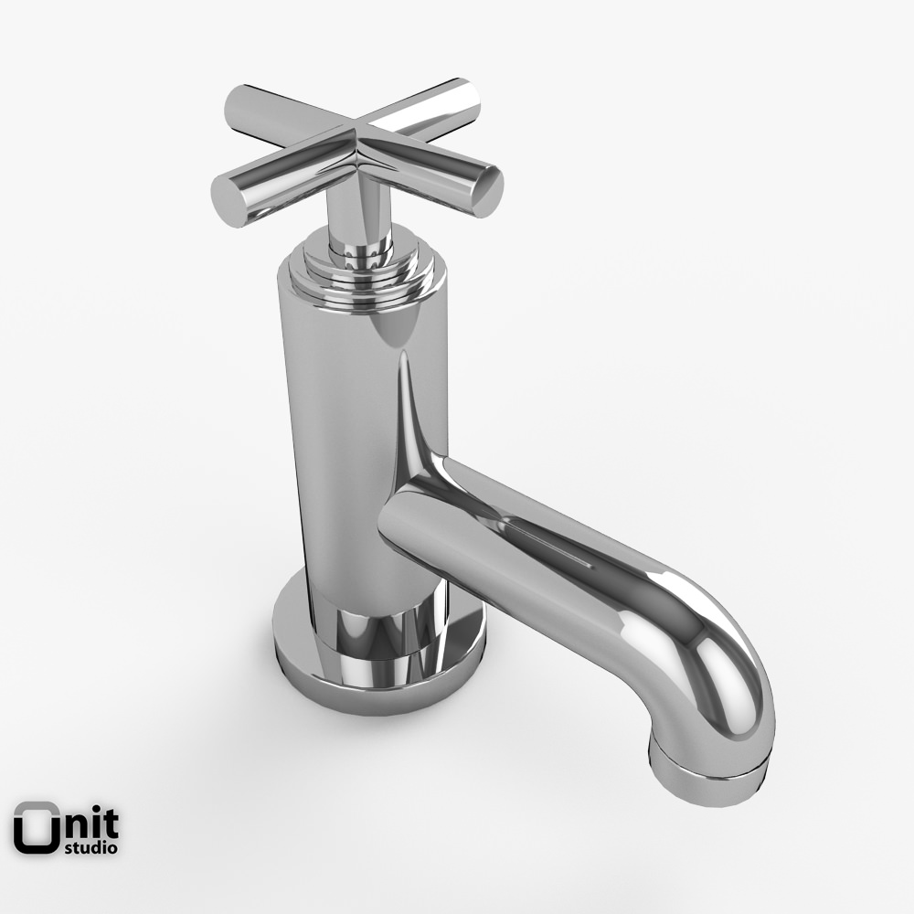 Washbasin Tap Helix series by Hudson Reed 3D model_2