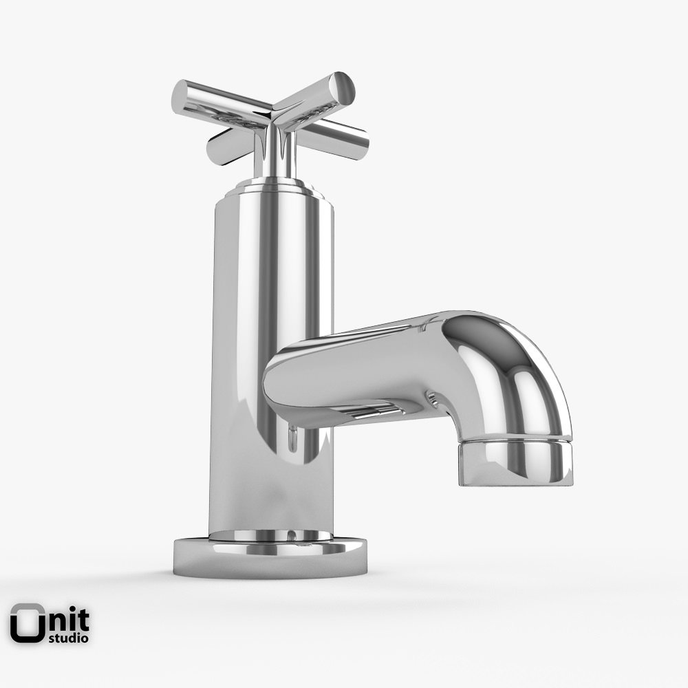 Washbasin Tap Helix series by Hudson Reed 3D model_1