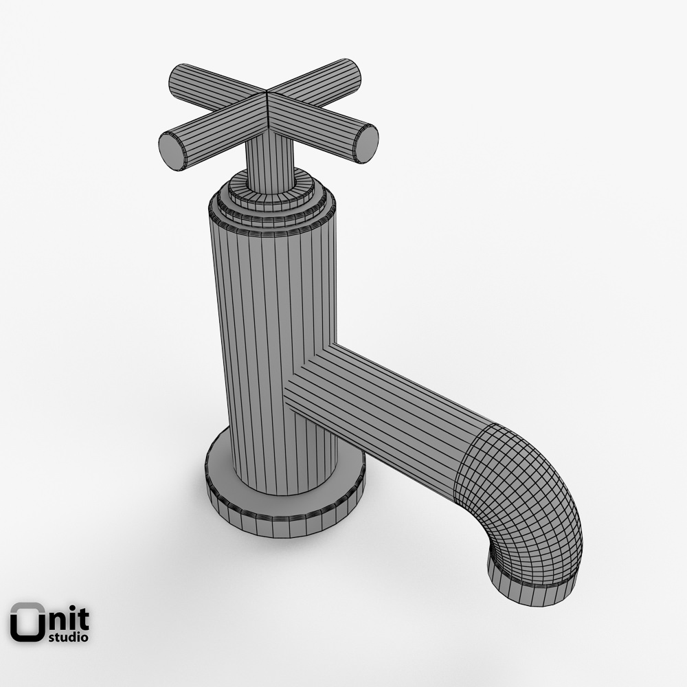 Washbasin Tap Helix series by Hudson Reed 3D model_6