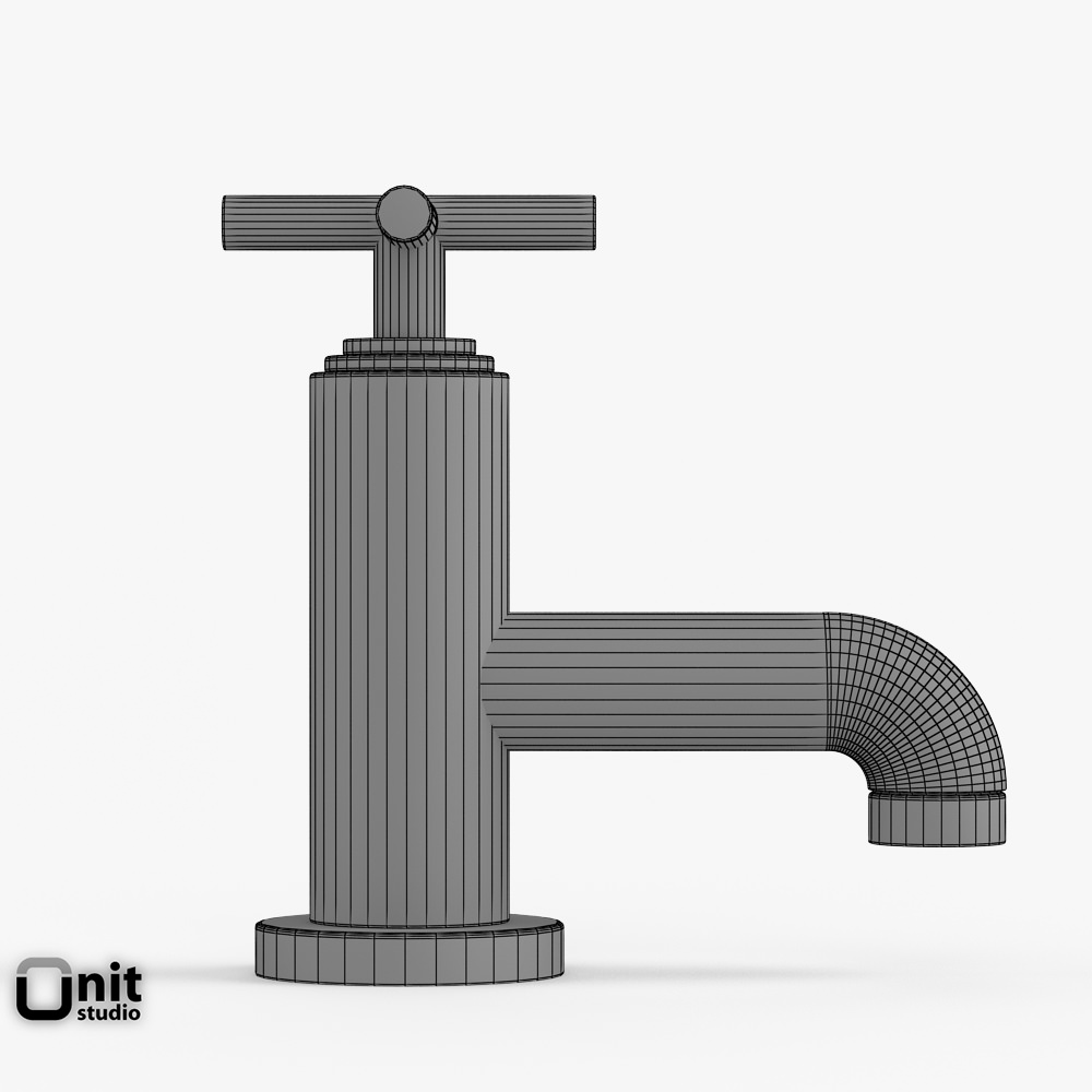 Washbasin Tap Helix series by Hudson Reed 3D model_5