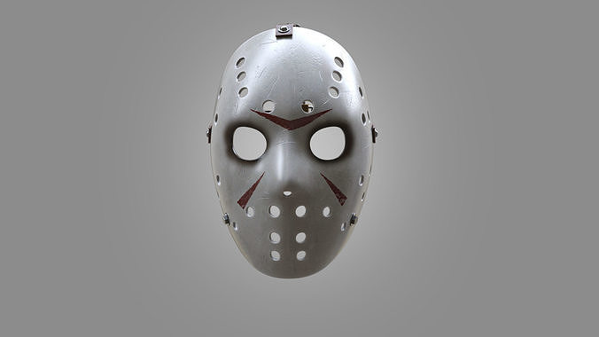  Hockey Mask Low-poly 3D model