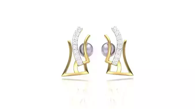 Studs Earrings - 1 3D print model