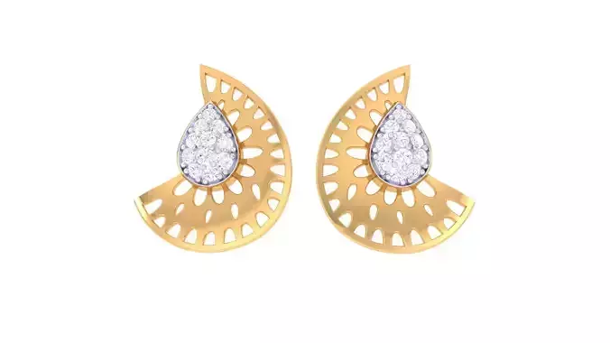 Studs Earrings - 98 3D print model