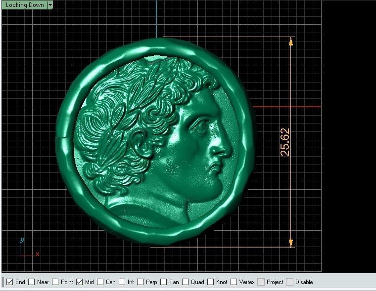 Alexander Ring  3D print model_6