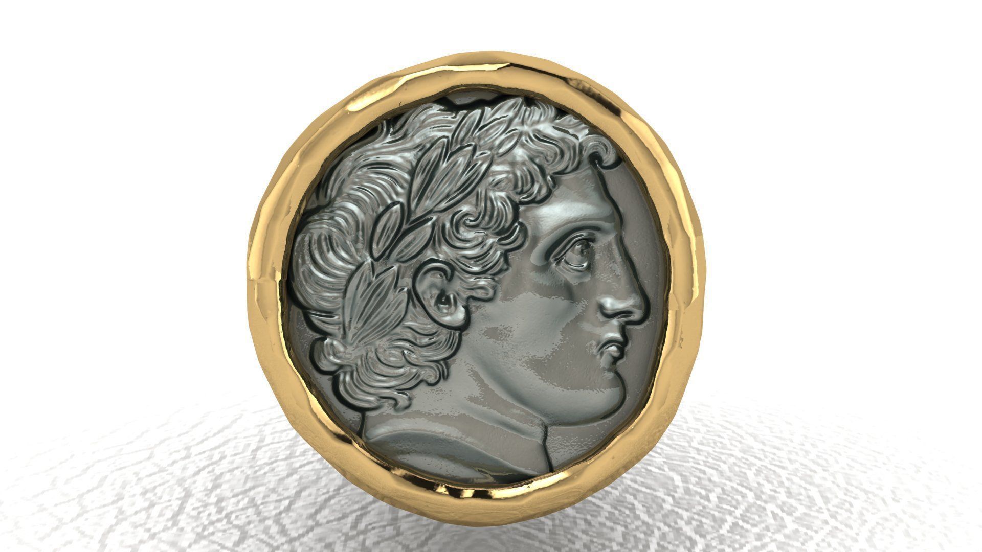 Alexander Ring  3D print model_5