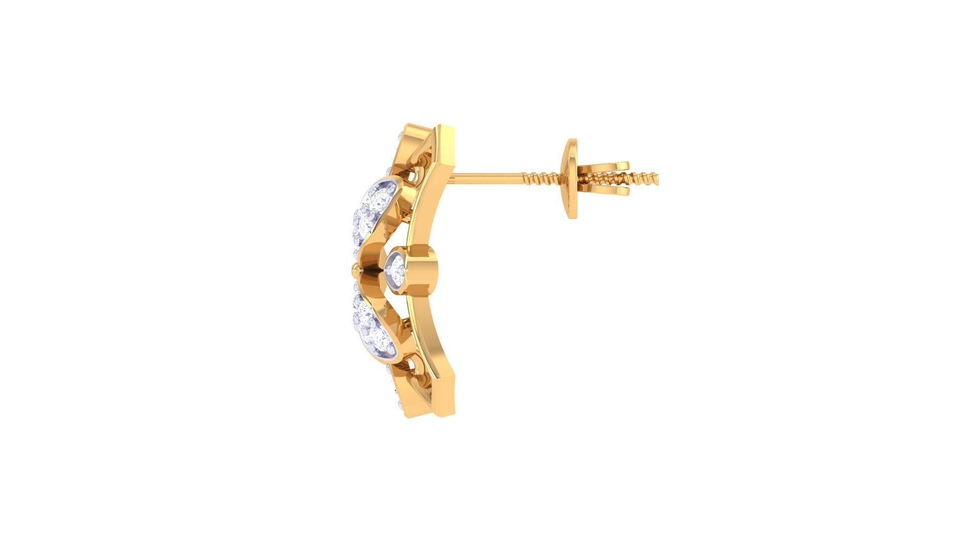 Studs Earrings - 40 3D print model_3