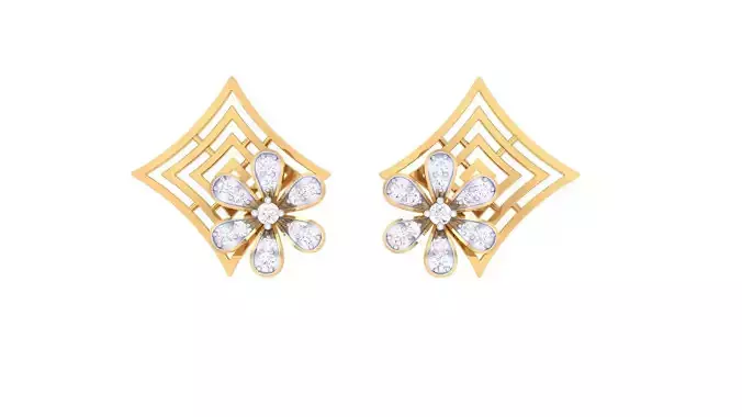 Studs Earrings - 1 3D print model