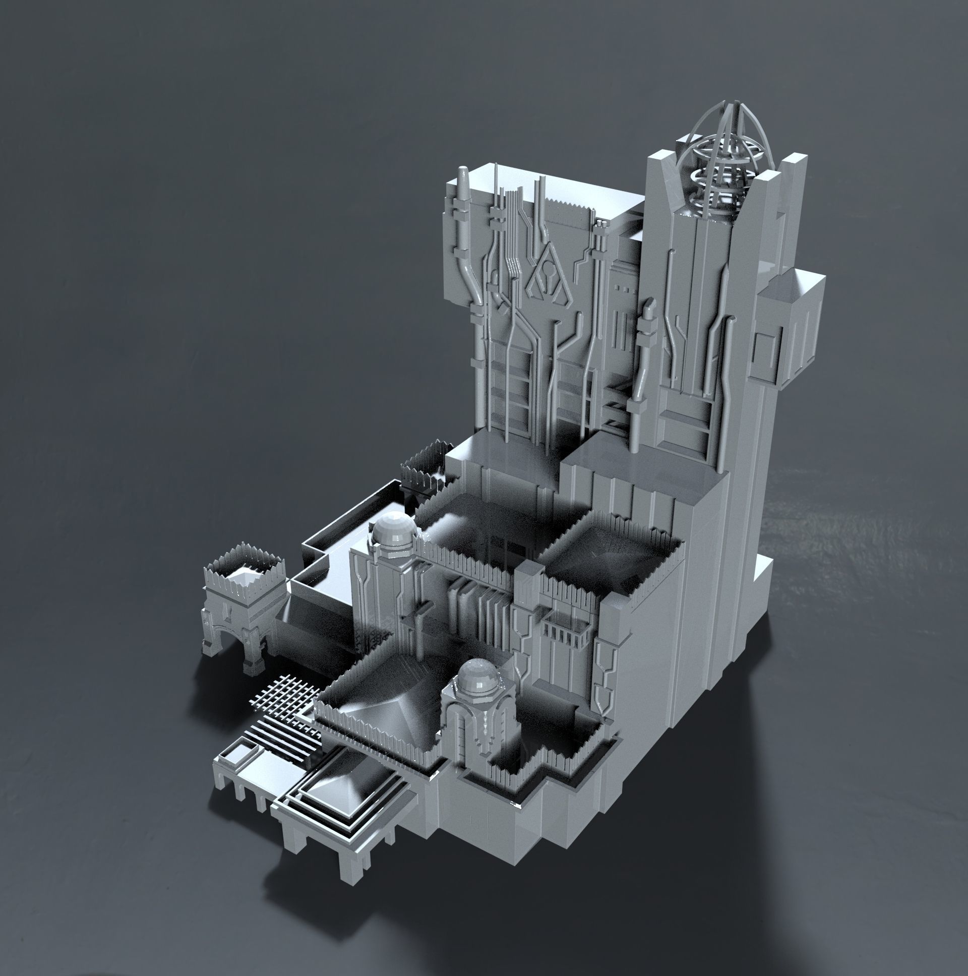 Disneylands california adventure 3D print model_1