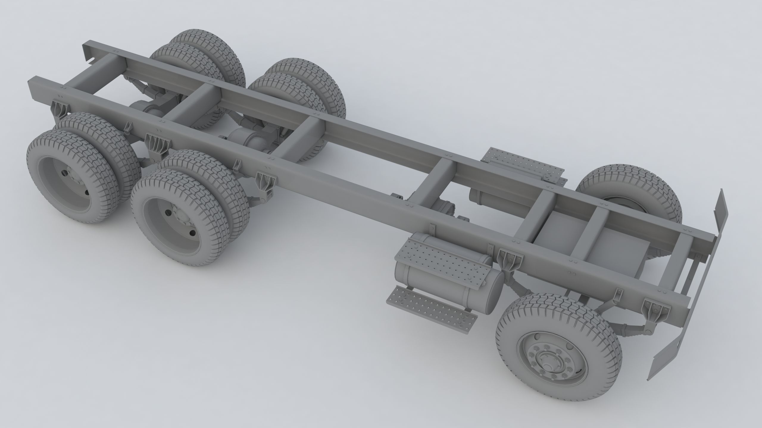 International Workstar 7400 Chassis White 3D model_17