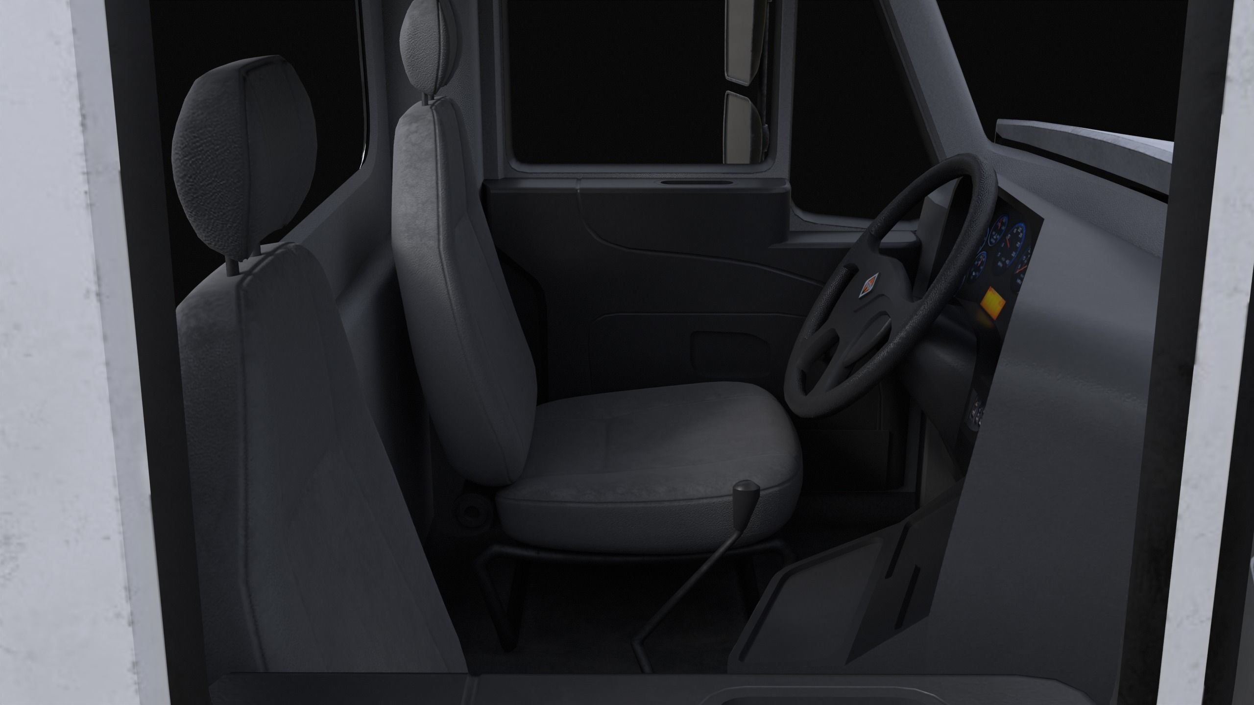 International Workstar 7400 Chassis White 3D model_12