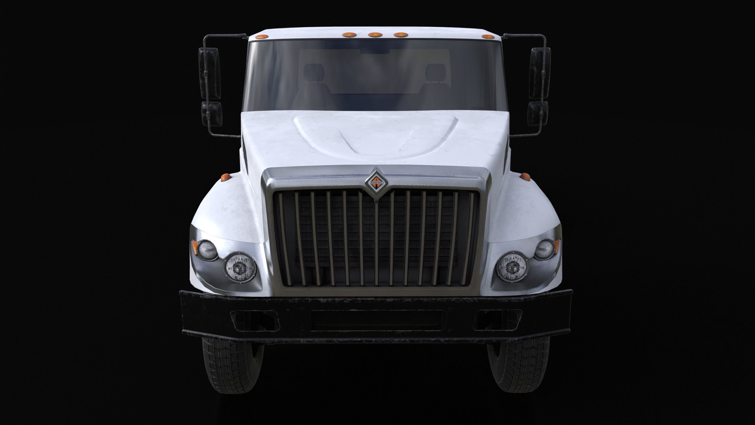 International Workstar 7400 Chassis White 3D model_4