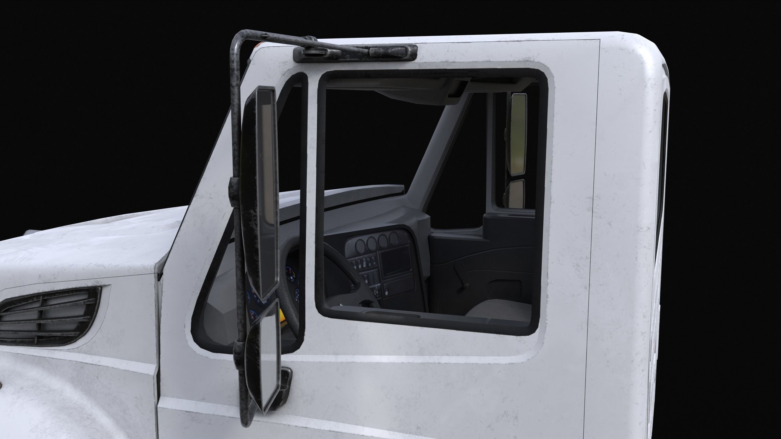 International Workstar 7400 Chassis White 3D model_10