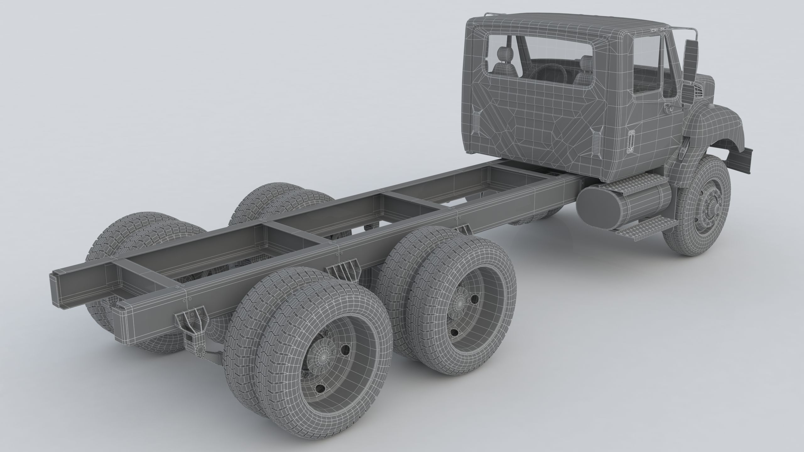 International Workstar 7400 Chassis White 3D model_19