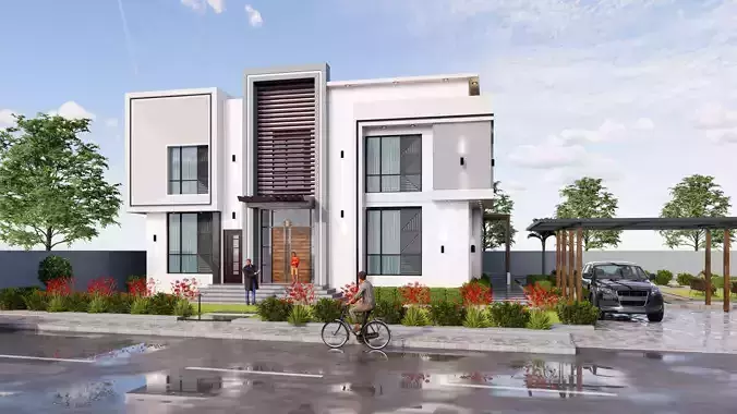 Modern villa oman gcc