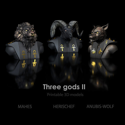 3-Pack - 20 Percent Discount - Mahes Herischef Wulf 3D print model