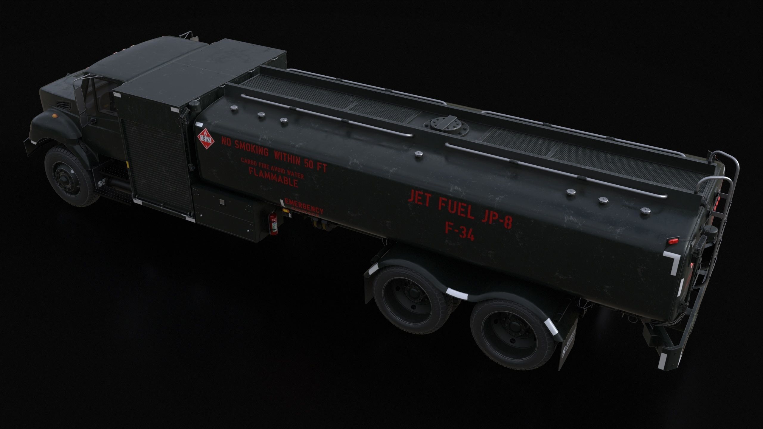 Kovatch R11-6000 Refueler Green 3D model_1