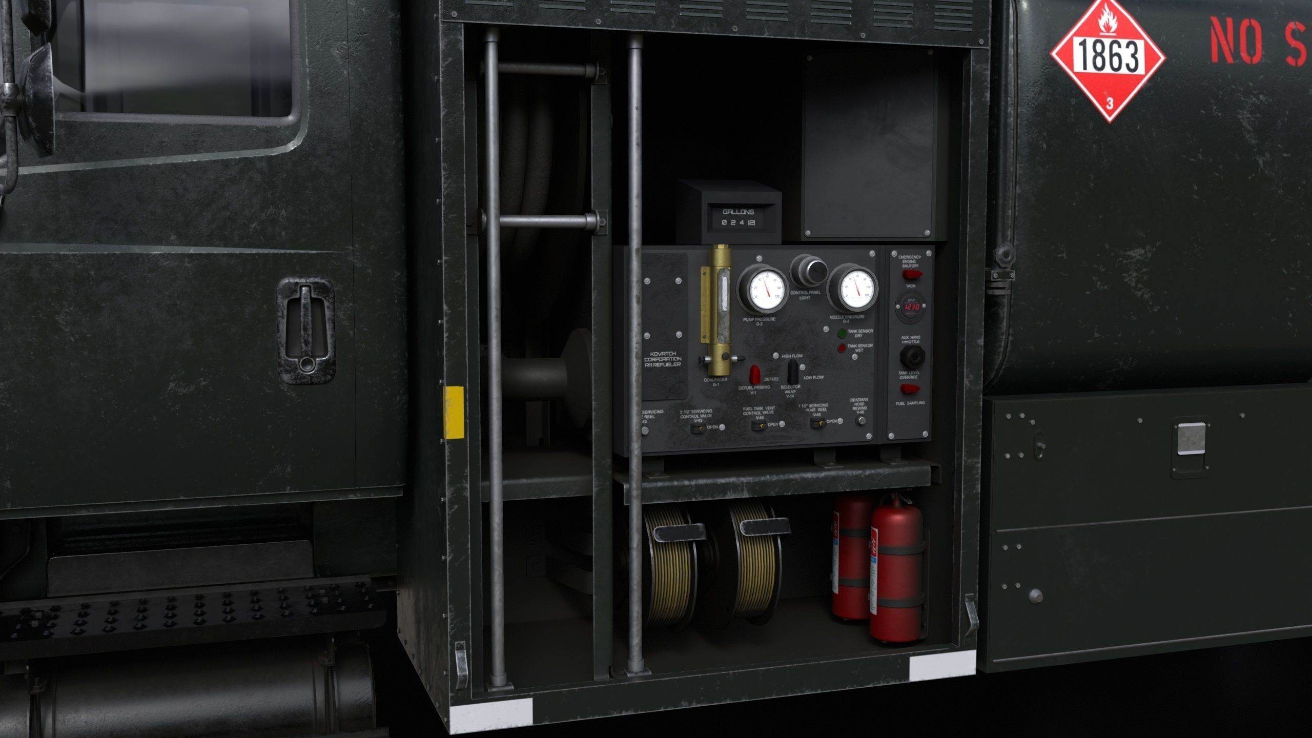 Kovatch R11-6000 Refueler Green 3D model_6