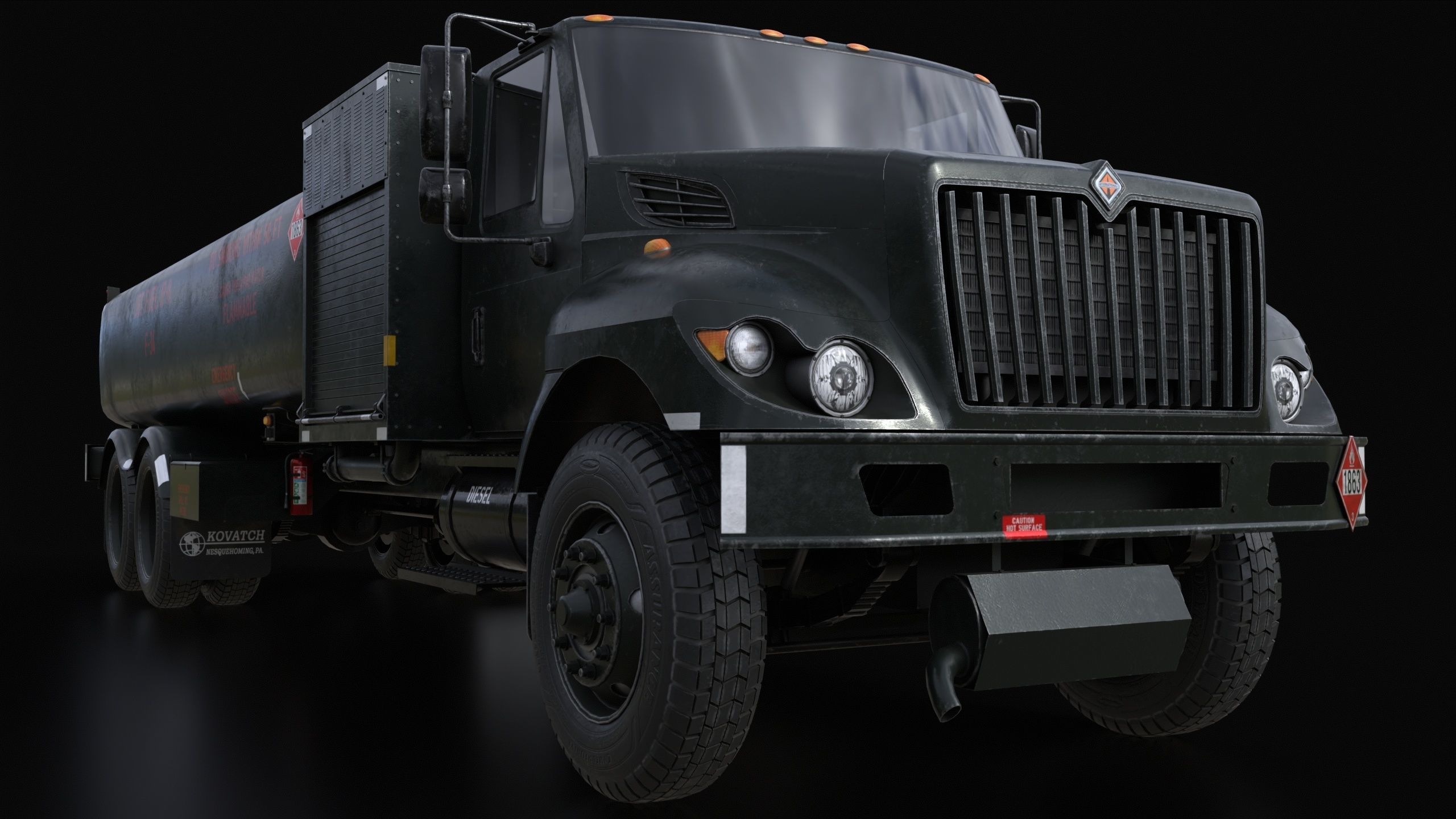 Kovatch R11-6000 Refueler Green 3D model_13