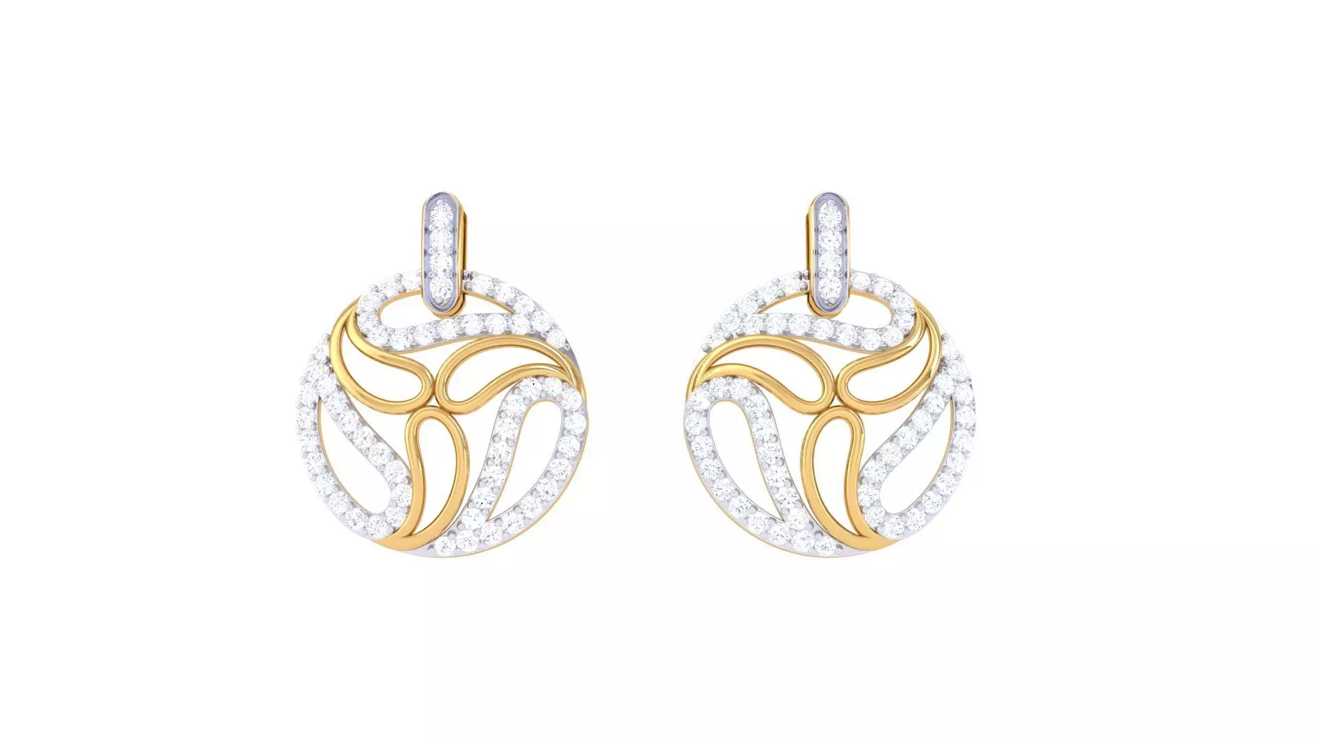 Studs Earrings - 5 3D print model_0