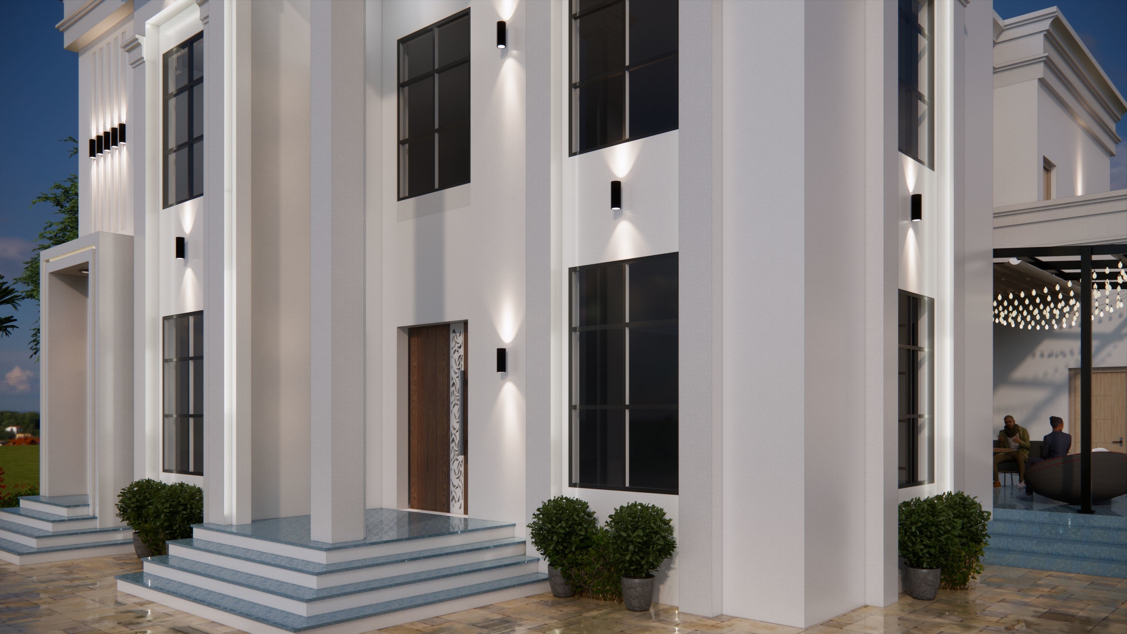 modern villa oman 3D model_4