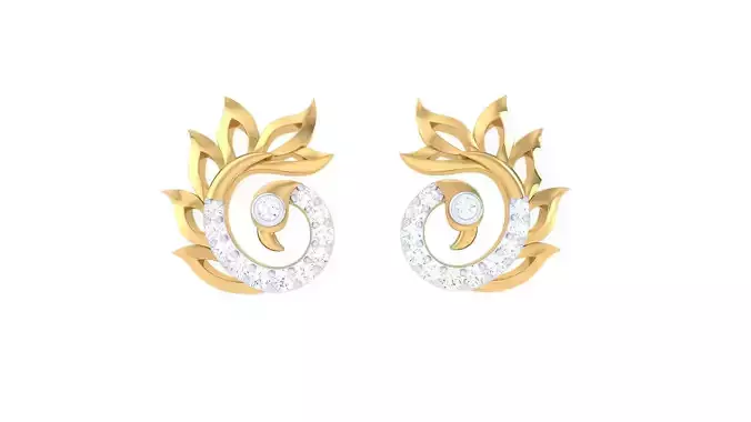 Studs Earrings - 10 3D print model
