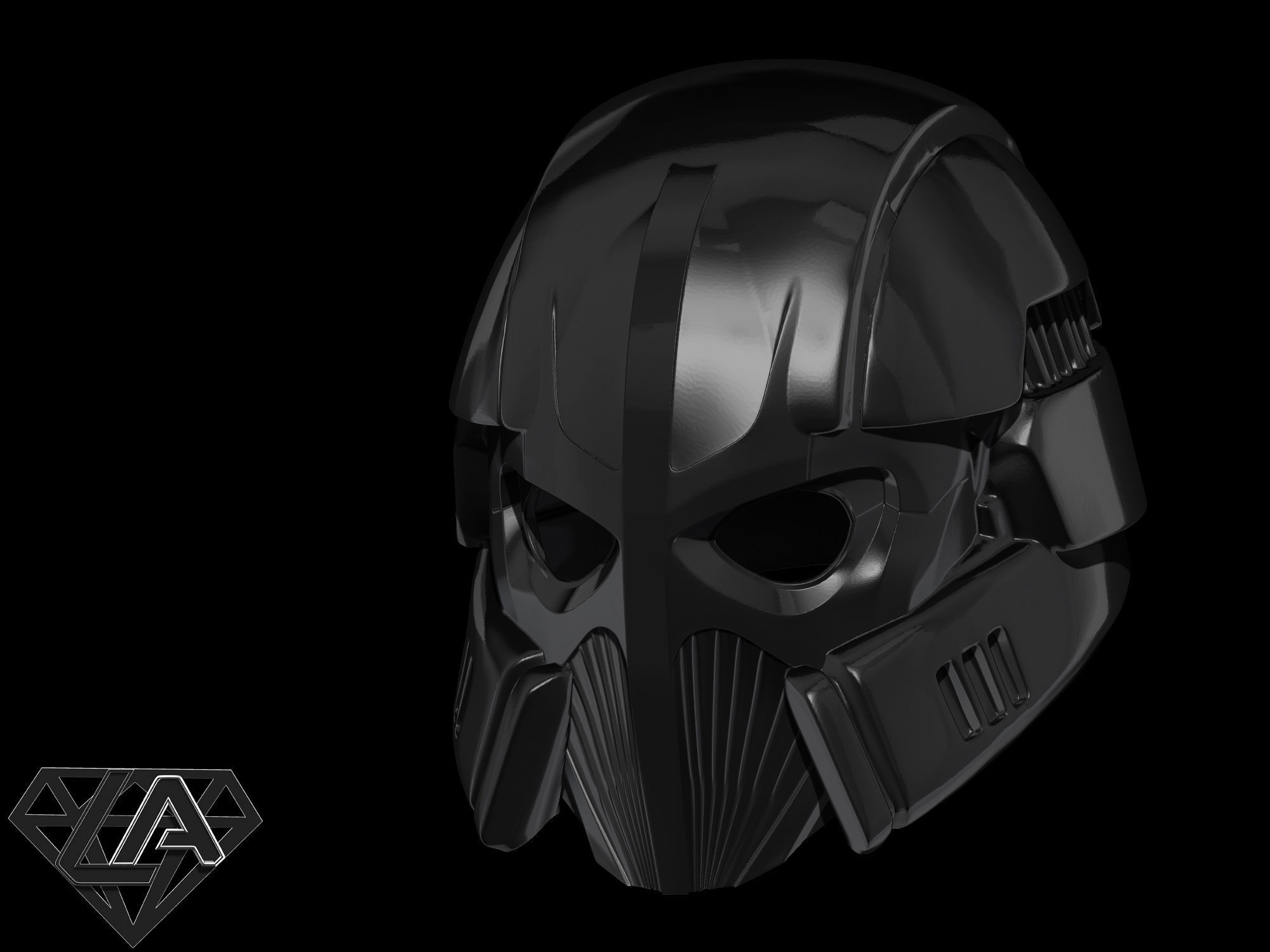 Cyberwicking Helmet 3D print model_11