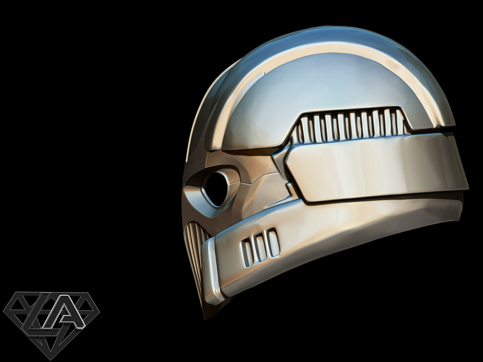 Cyberwicking Helmet 3D print model_9