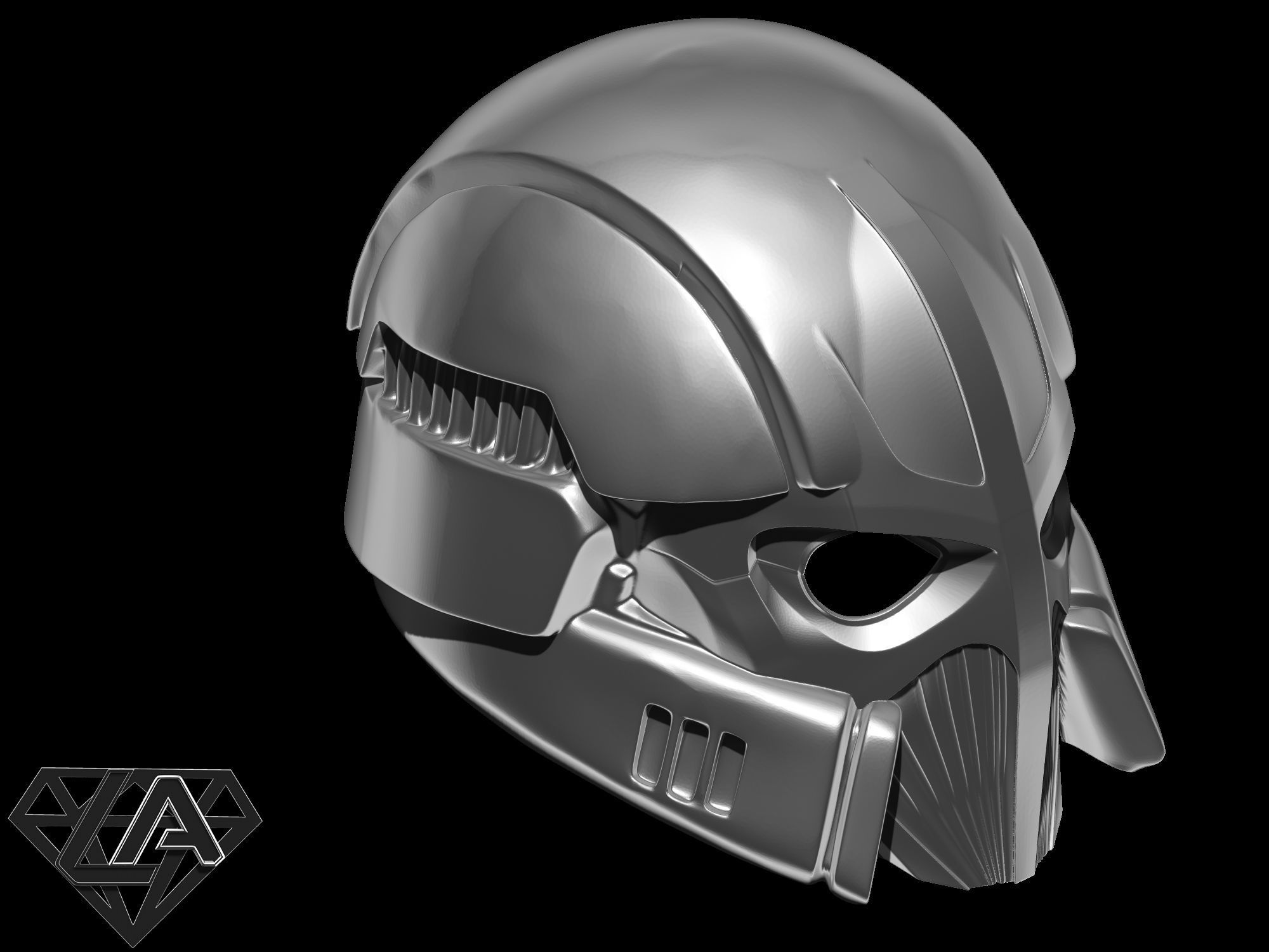 Cyberwicking Helmet 3D print model_6