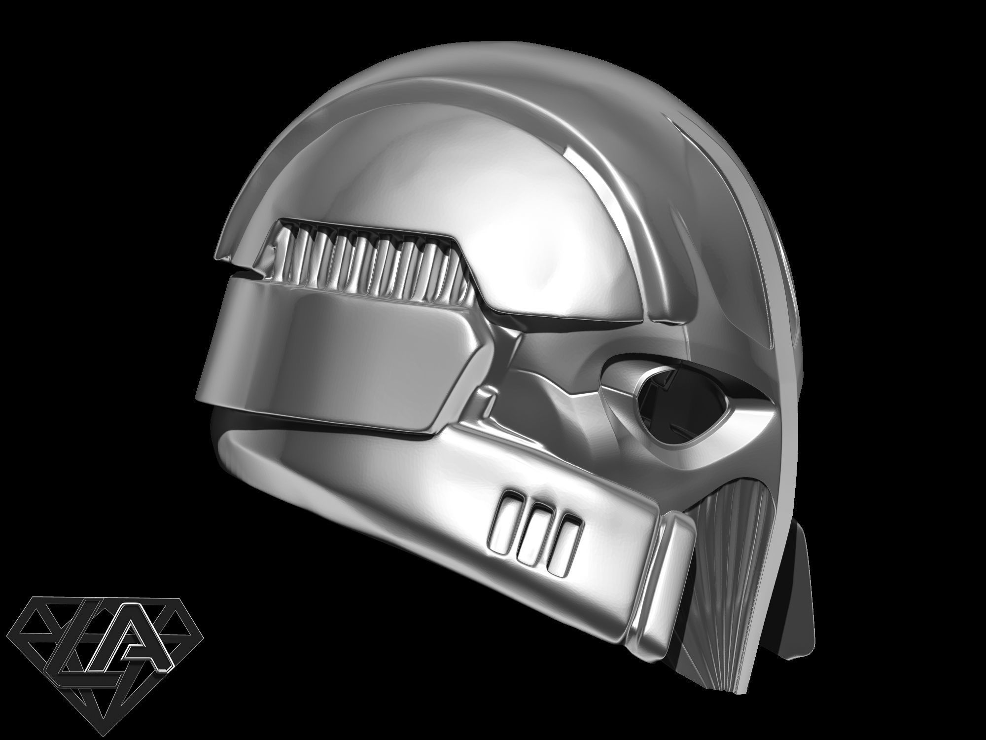 Cyberwicking Helmet 3D print model_4