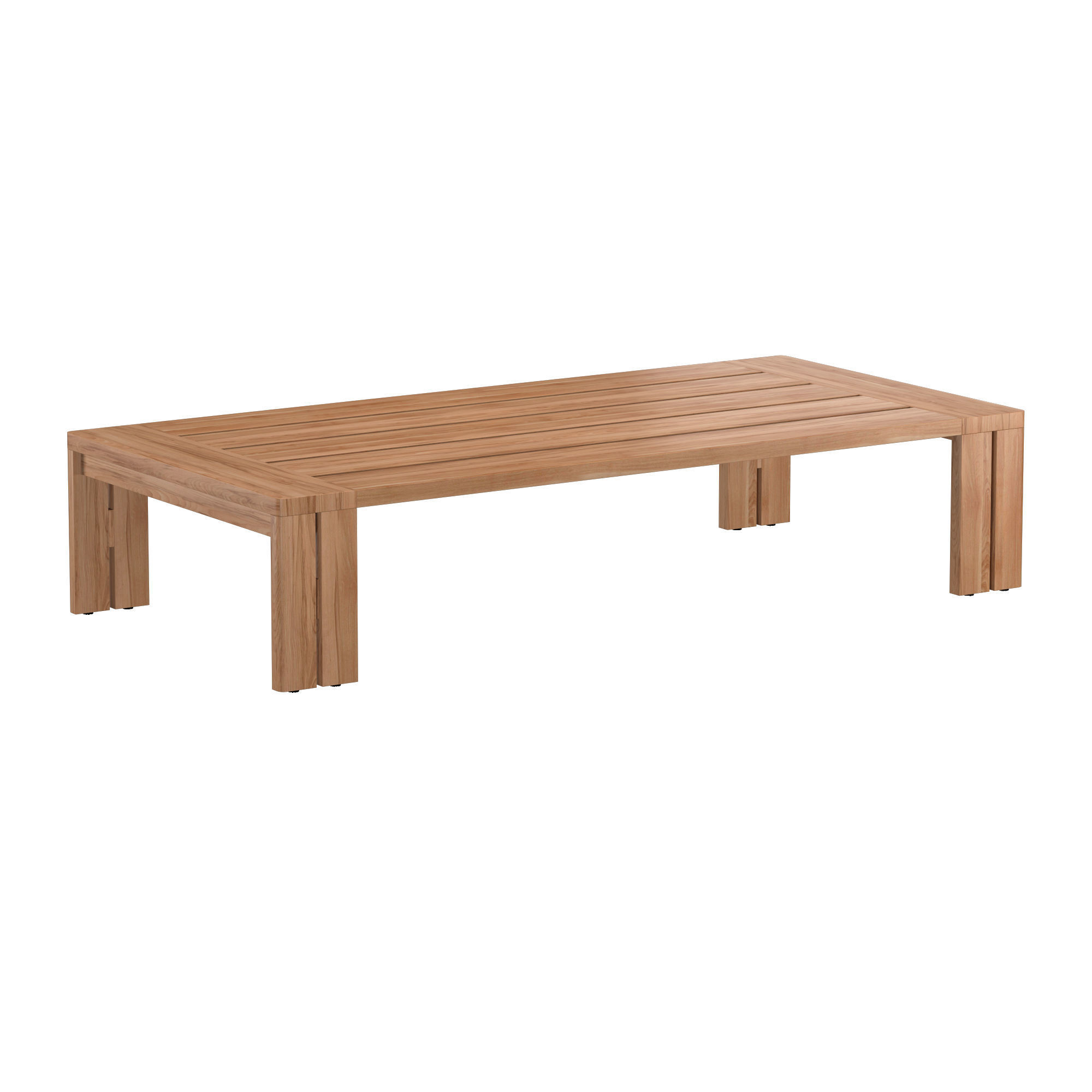 MATIRA TEAK RECTANGULAR COFFEE TABLE 3D model_1