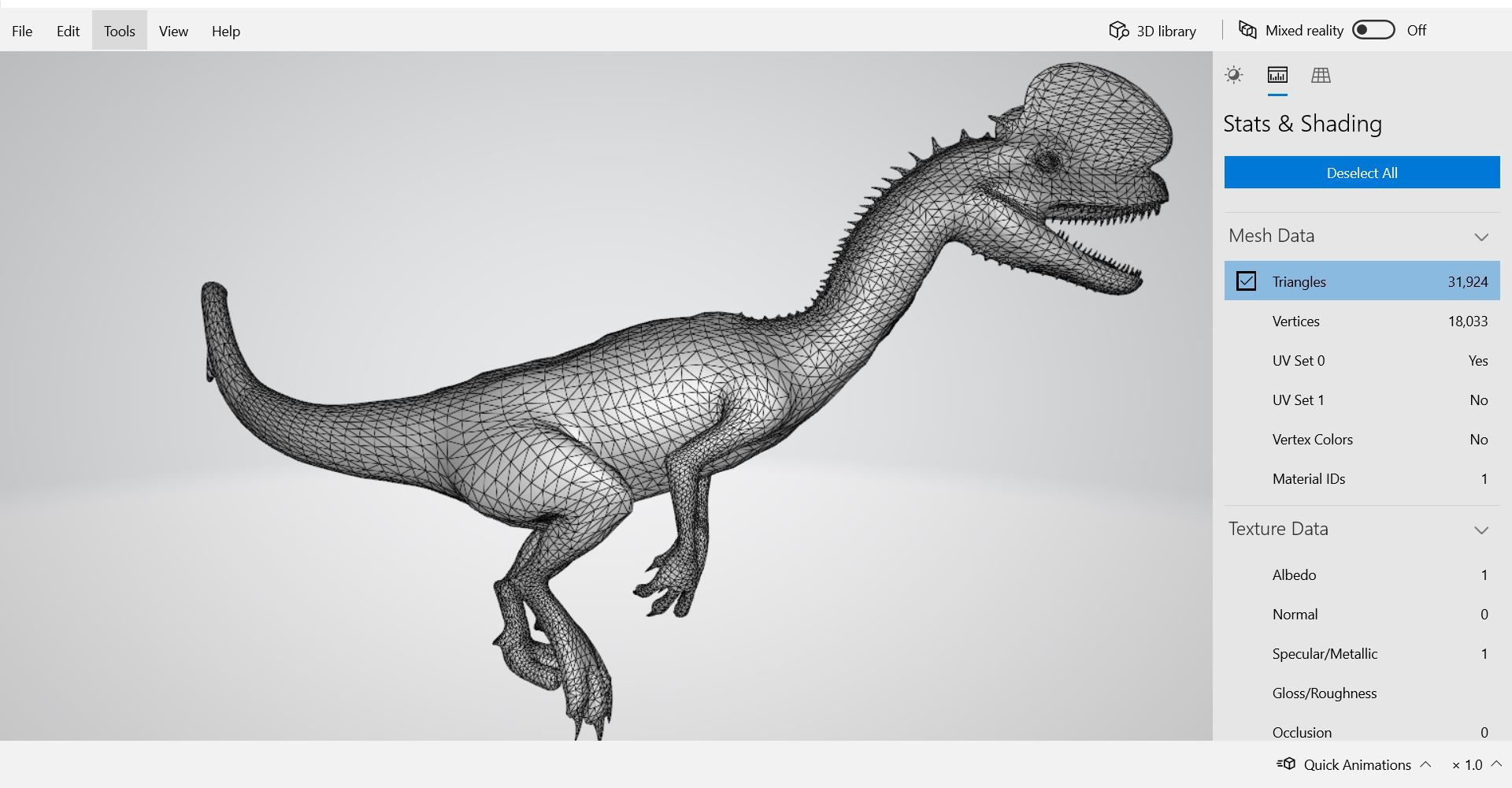 Dilophosaurus Dinosaur 3D Model Ready to Print 3D print model_9