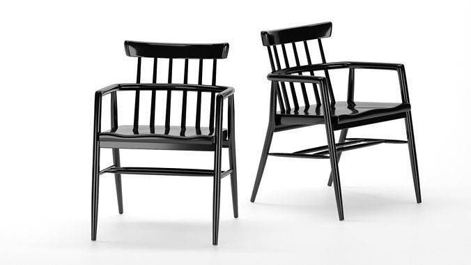 CB2 - Modernist Dining Chair  3D model
