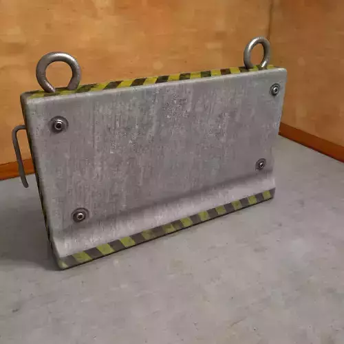 Road Block Armored Concrete