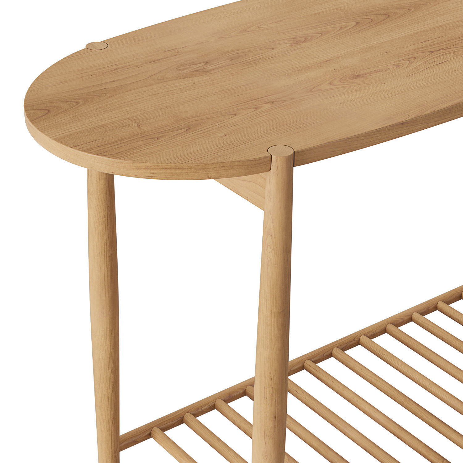 La Redoute Jucca Solid Oak furniture 3D Model Collection_9