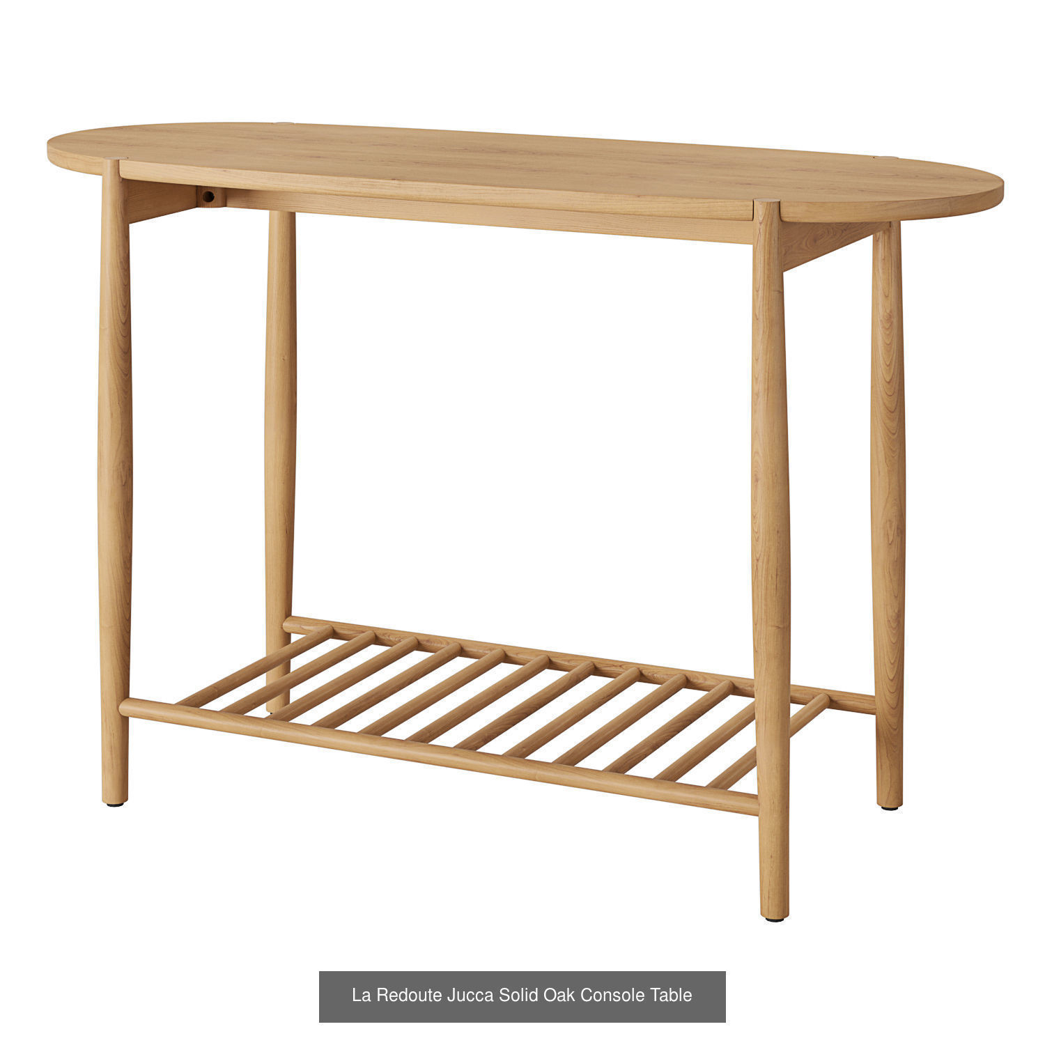 La Redoute Jucca Solid Oak furniture 3D Model Collection_2
