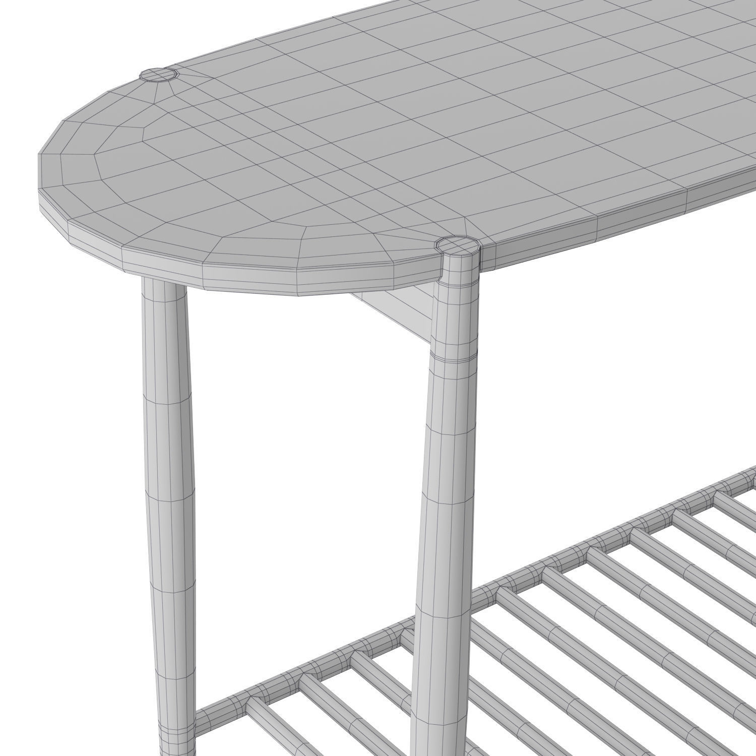 La Redoute Jucca Solid Oak furniture 3D Model Collection_8