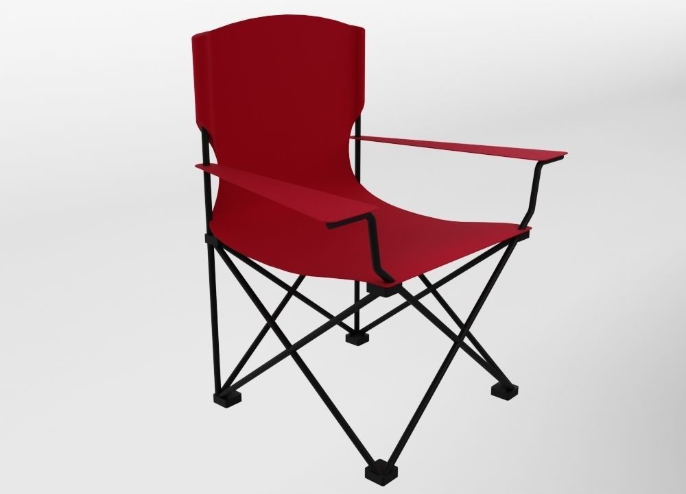 Camping Chair 3D model_4