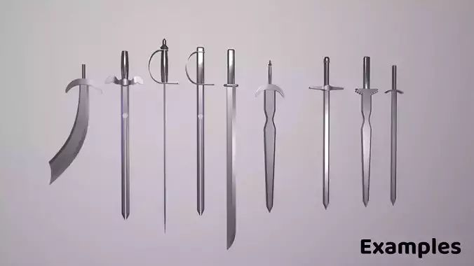 Sword Parts Collection - Create Your Own Stunning Blades